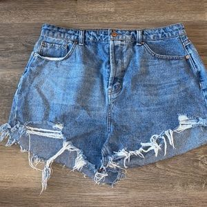 Denim shorts
